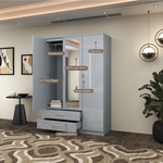 Load image into Gallery viewer, Modern High Gloss 3-Doors Wardrobe
