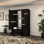 Load image into Gallery viewer, Modern High Gloss 3-Doors Wardrobe
