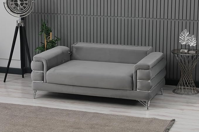 Modern Fabric Sofa Set  with Cushions