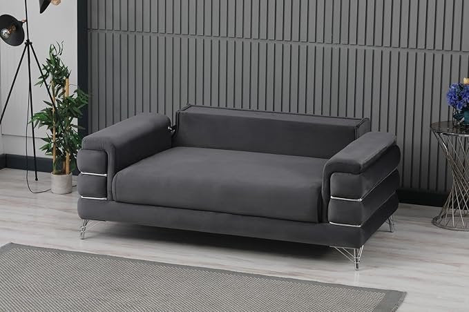 Modern Fabric Sofa Set  with Cushions