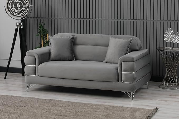 Modern Fabric Sofa Set  with Cushions