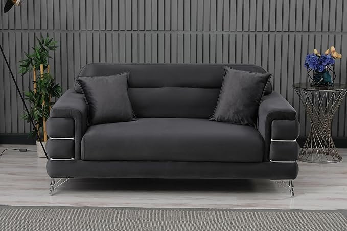 Modern Fabric Sofa Set  with Cushions