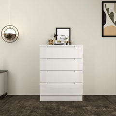 Astoria 4 Drawers Chest White