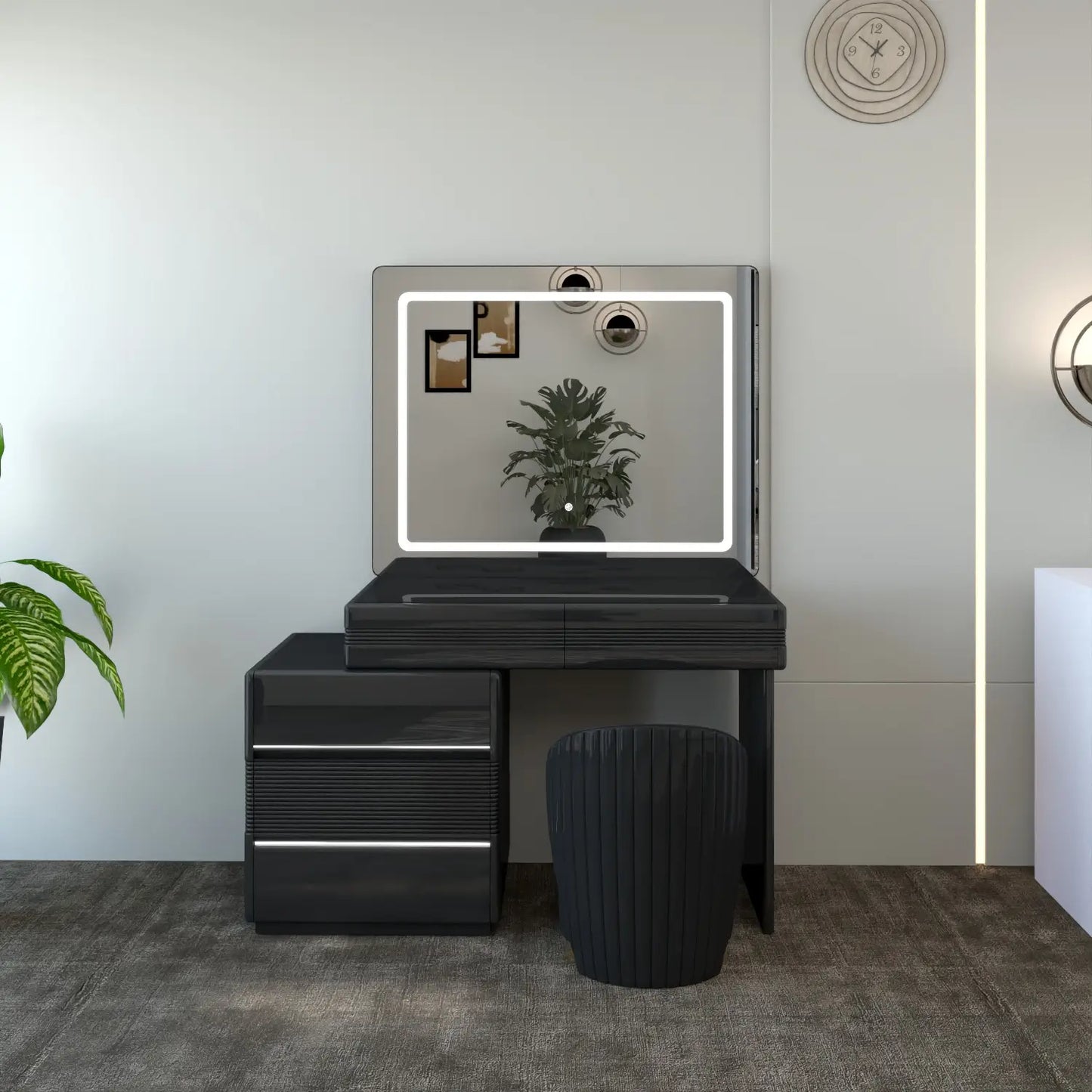 Atlanta Dressing Table Black