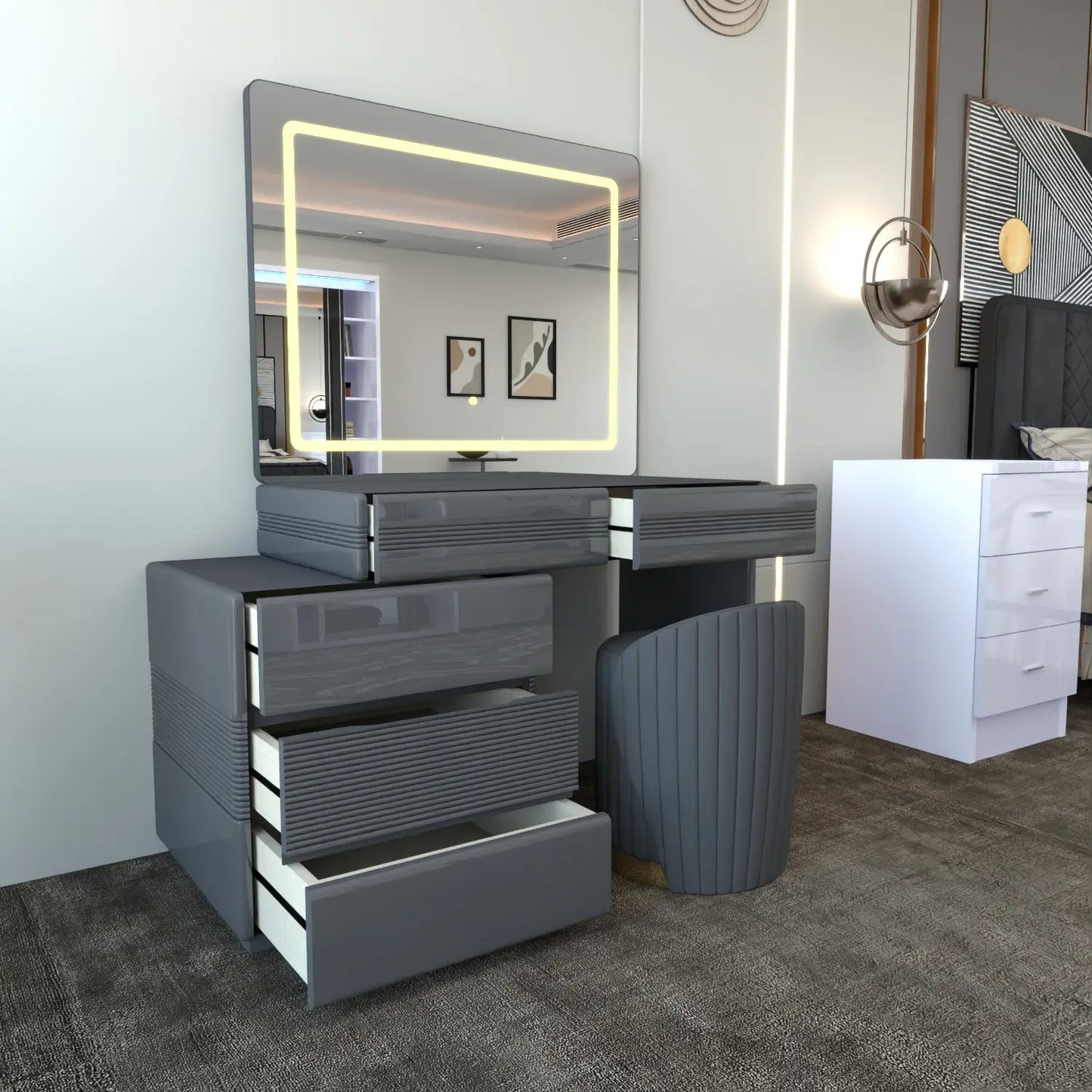 Atlanta Dressing Table DarkGray