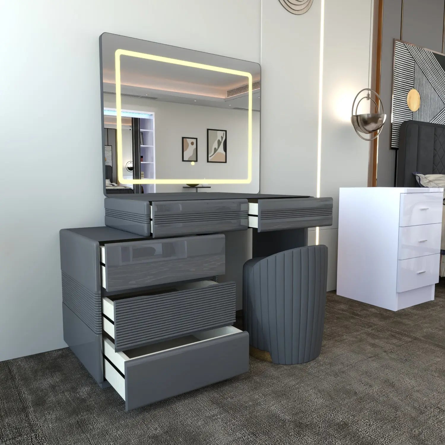 Atlanta Dressing Table DarkGray