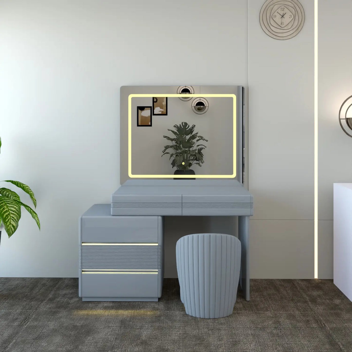 Atlanta Dressing Table Gray