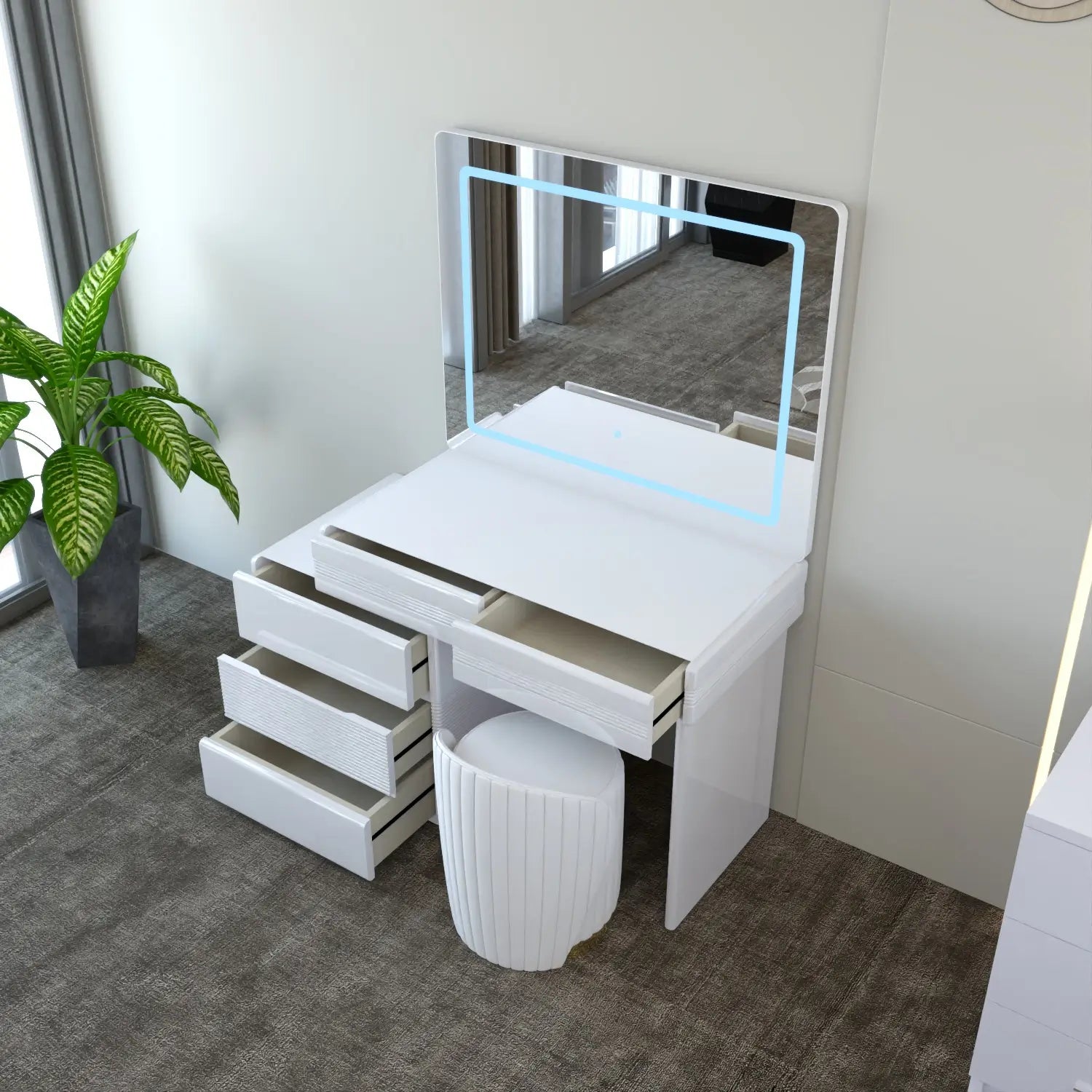 Atlanta Dressing Table White