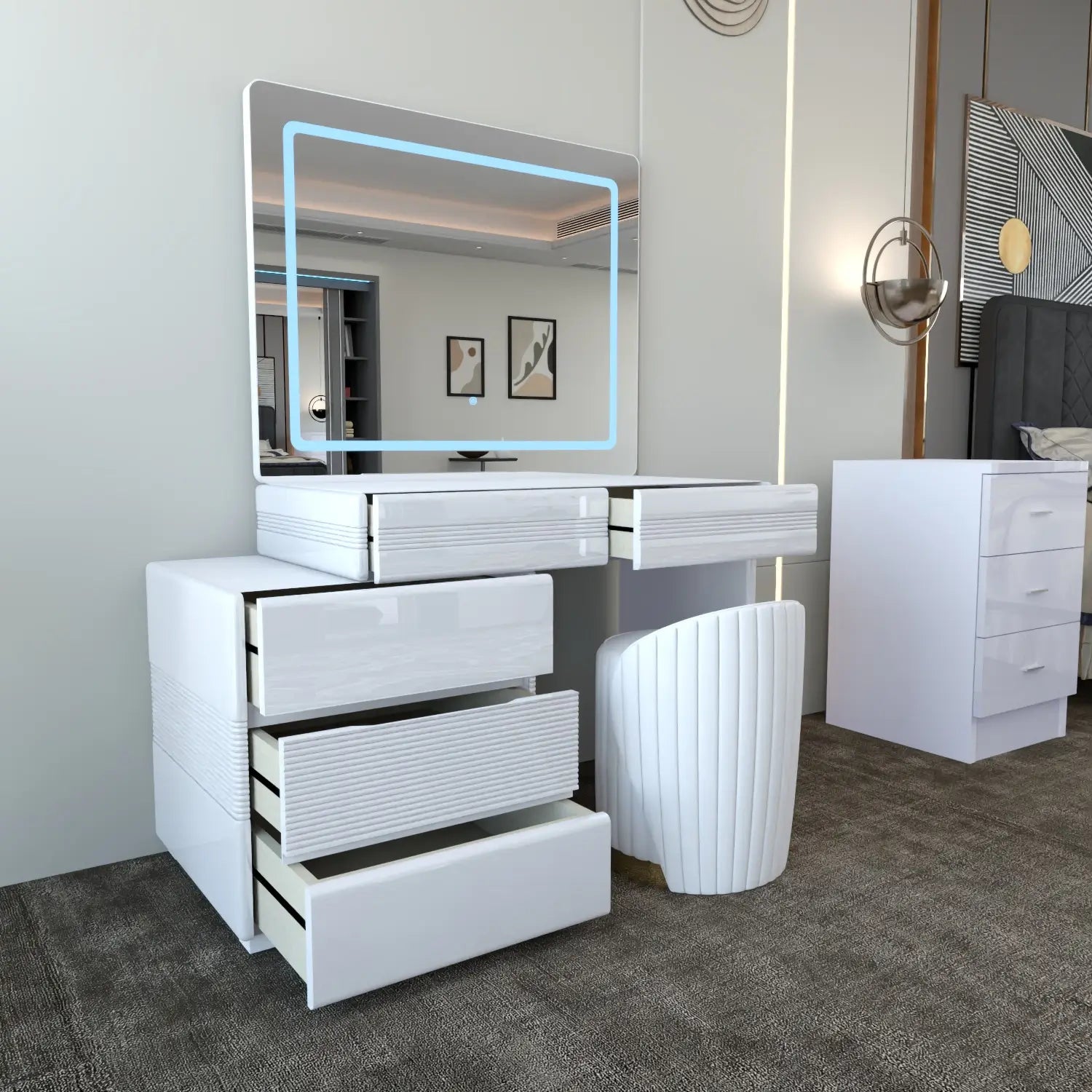 Atlanta Dressing Table White