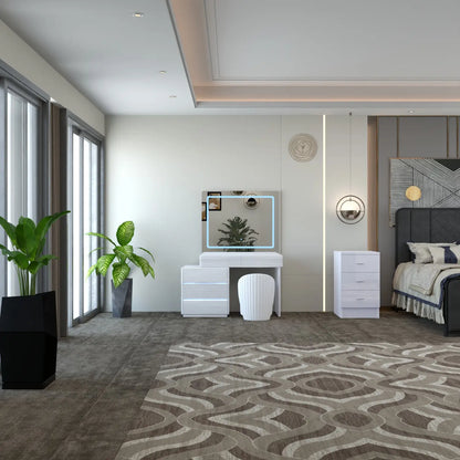 Atlanta Dressing Table White