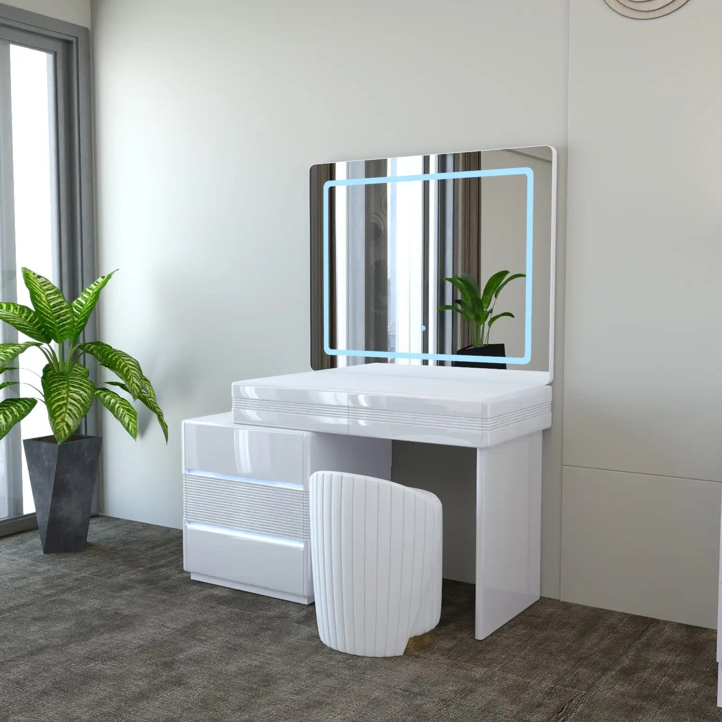 Atlanta Dressing Table White