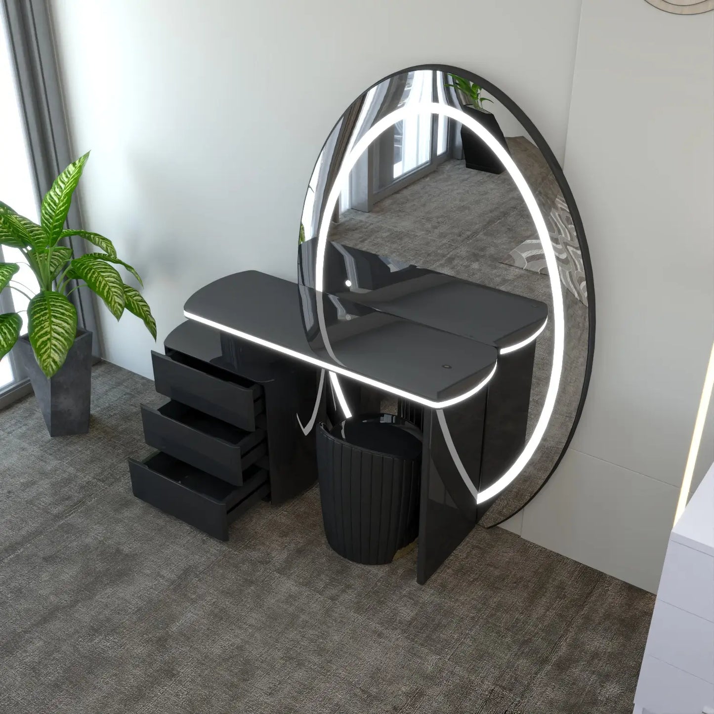 Aurelia Dressing Table Black