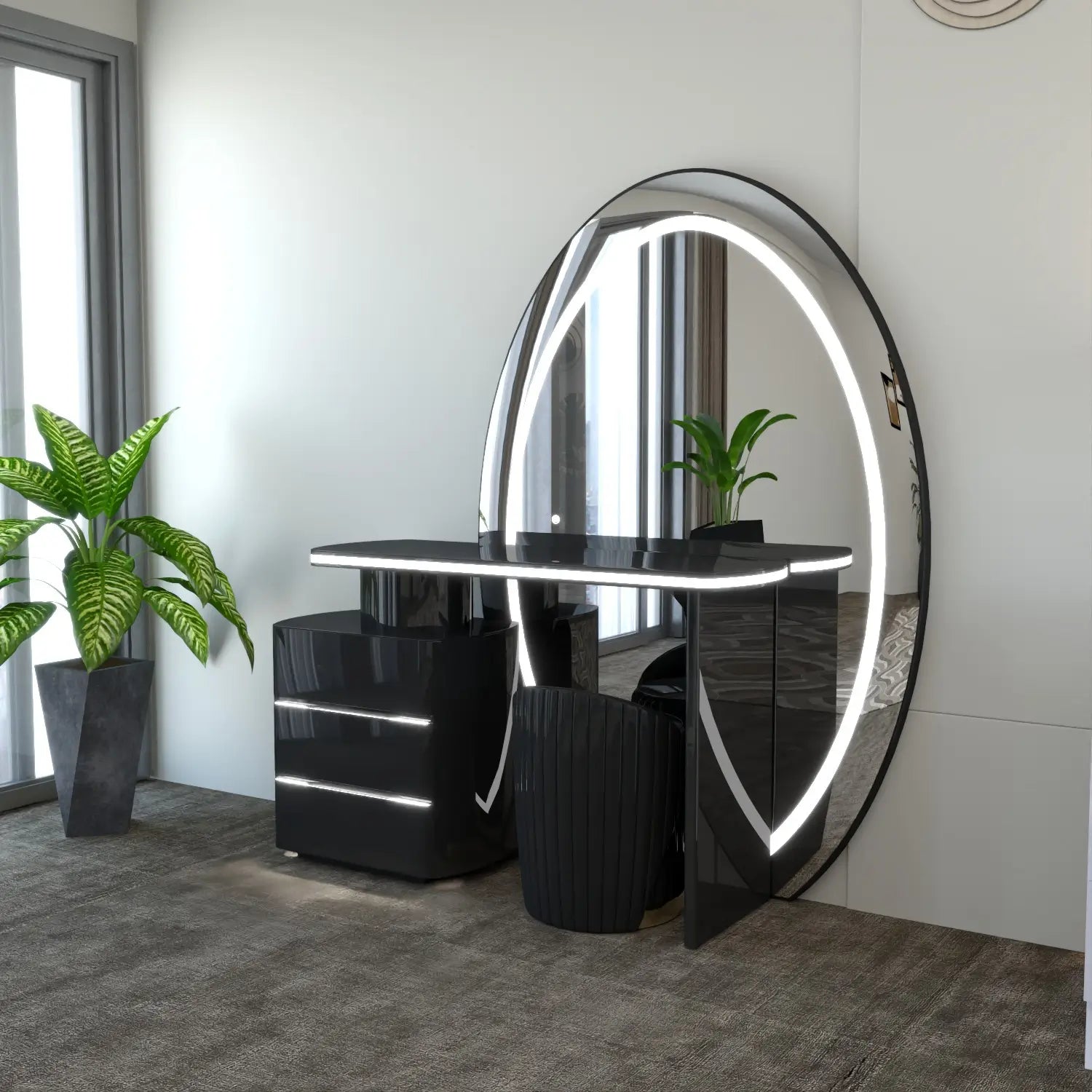 Aurelia Dressing Table Black