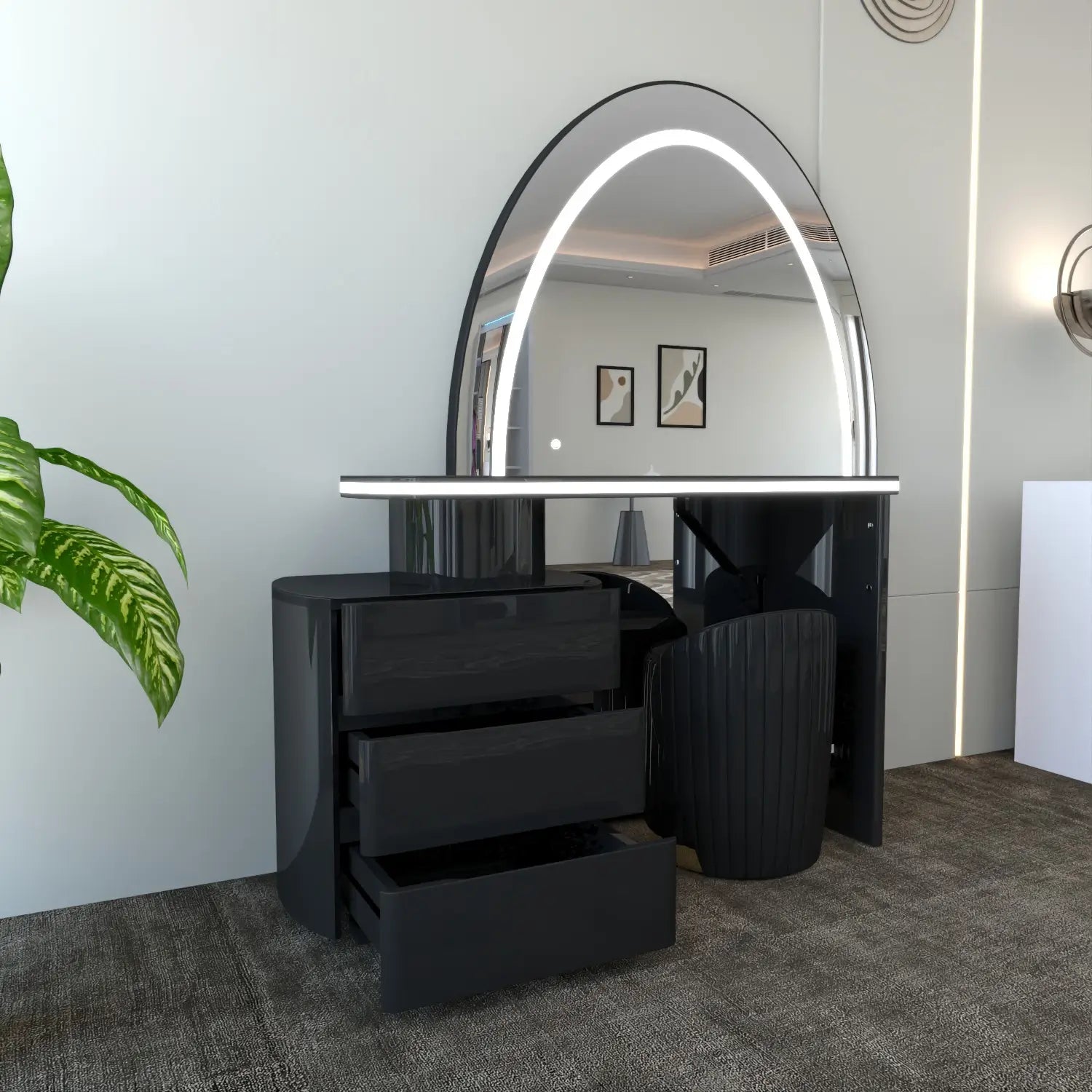 Aurelia Dressing Table Black