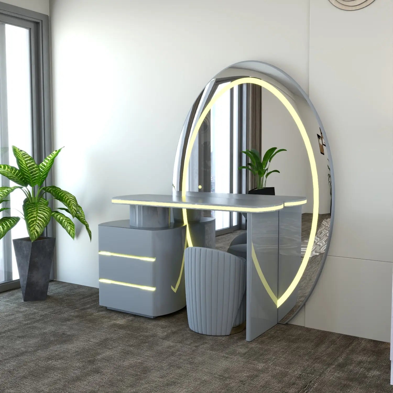Aurelia Dressing Table Gray