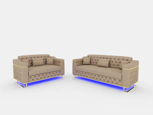 Cream 3+2 Seater