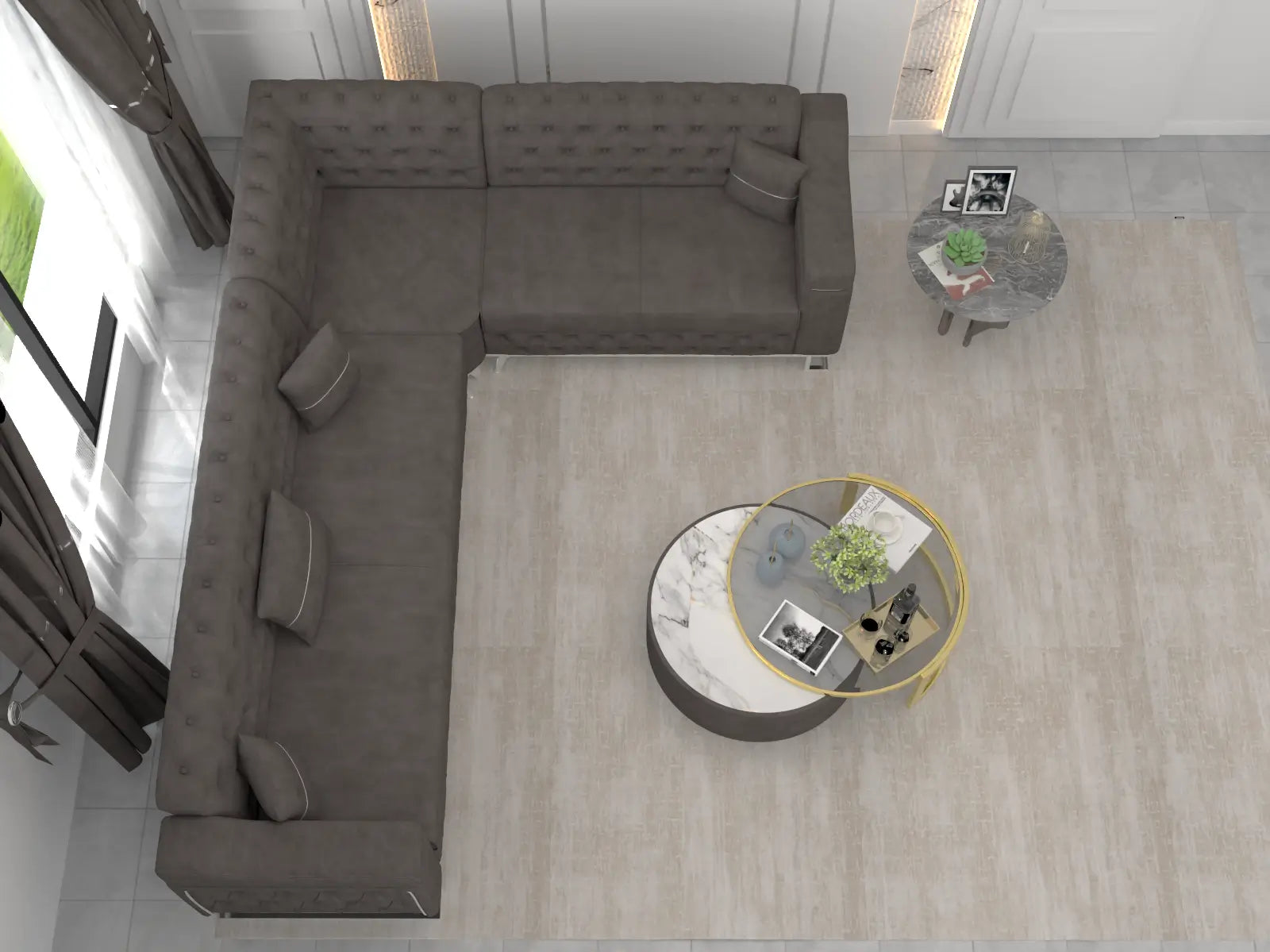  Dark Gray Corner 