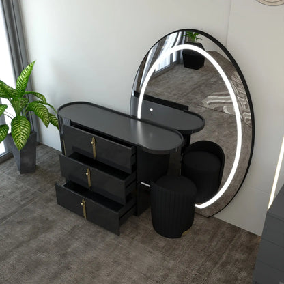 Celeste Dressing Table Black