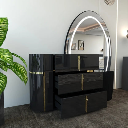 Celeste Dressing Table Black