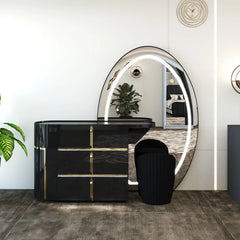 Celeste Dressing Table Black