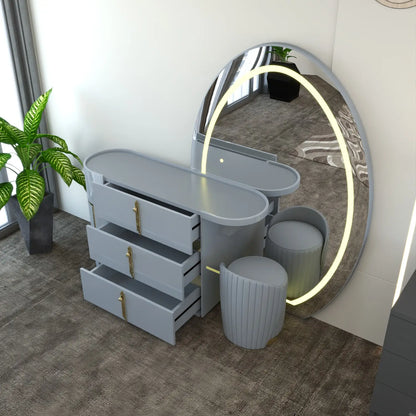 Celeste Dressing Table Gray