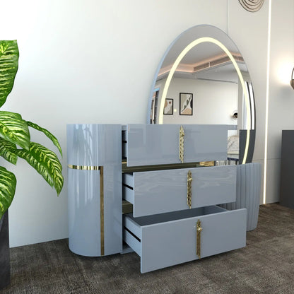 Celeste Dressing Table Gray