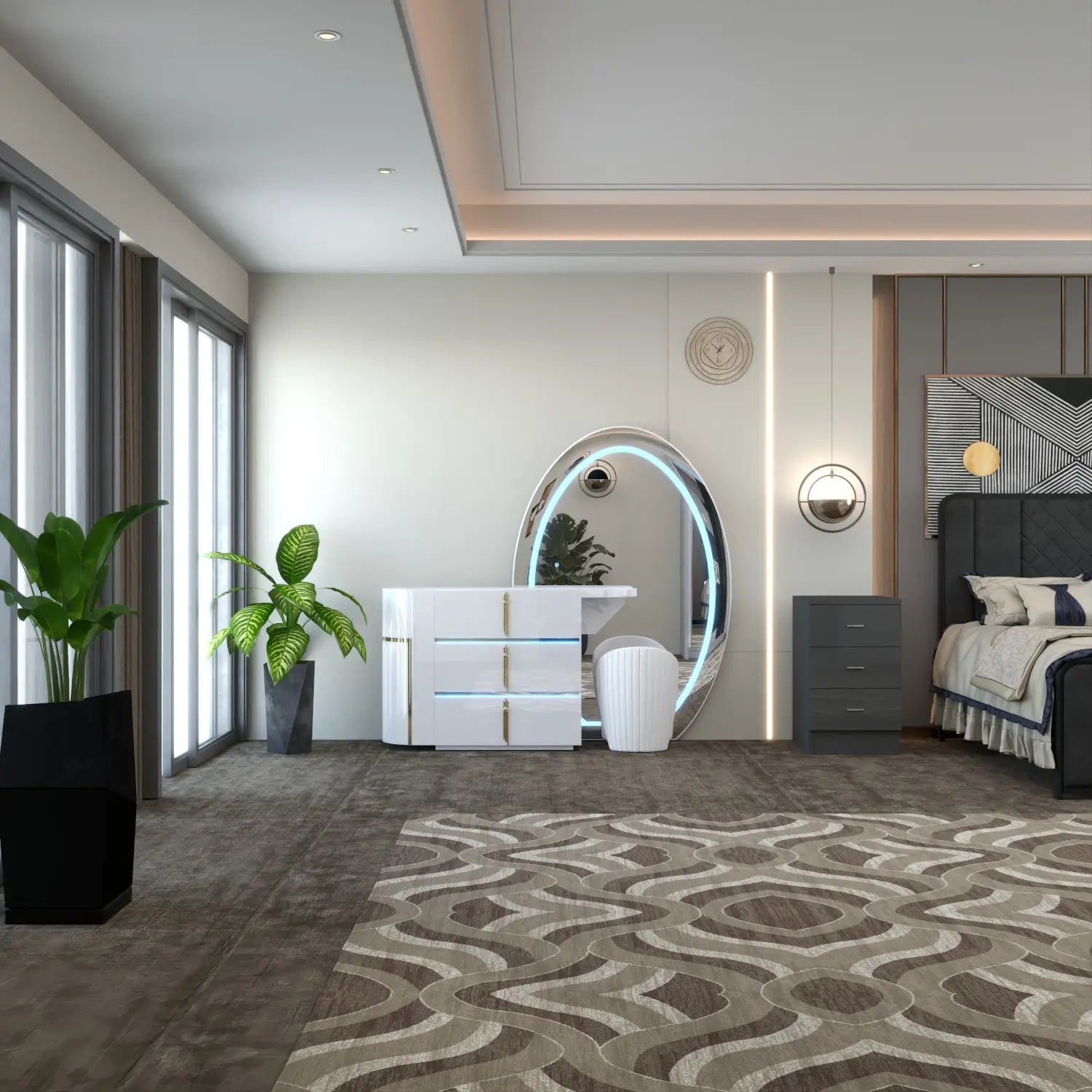 Celeste Dressing Table White