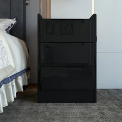 Dallas Bedside Table in Black