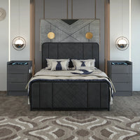 Dallas Bedside Table in DarkGray