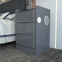 Dallas Bedside Table in DarkGray
