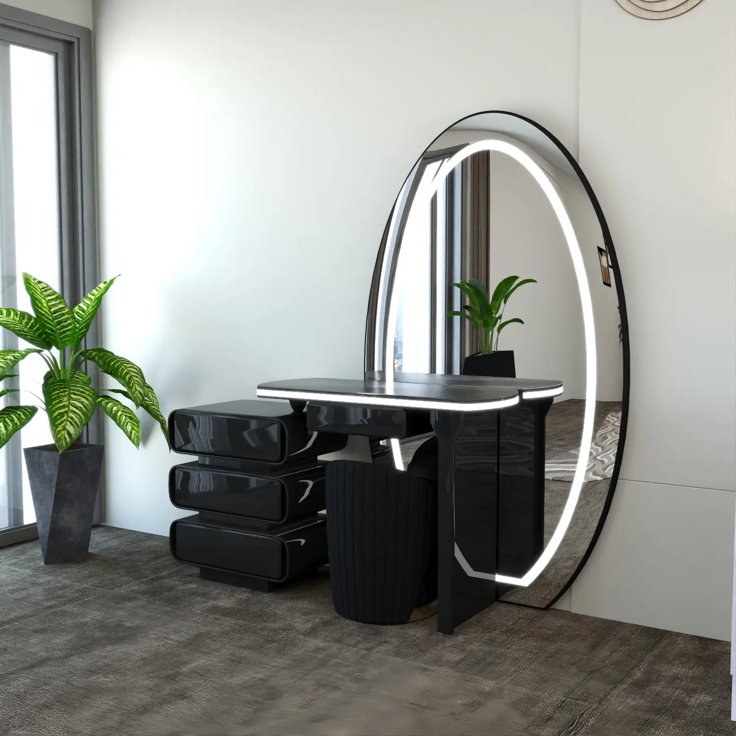Denver Dressing Table Black