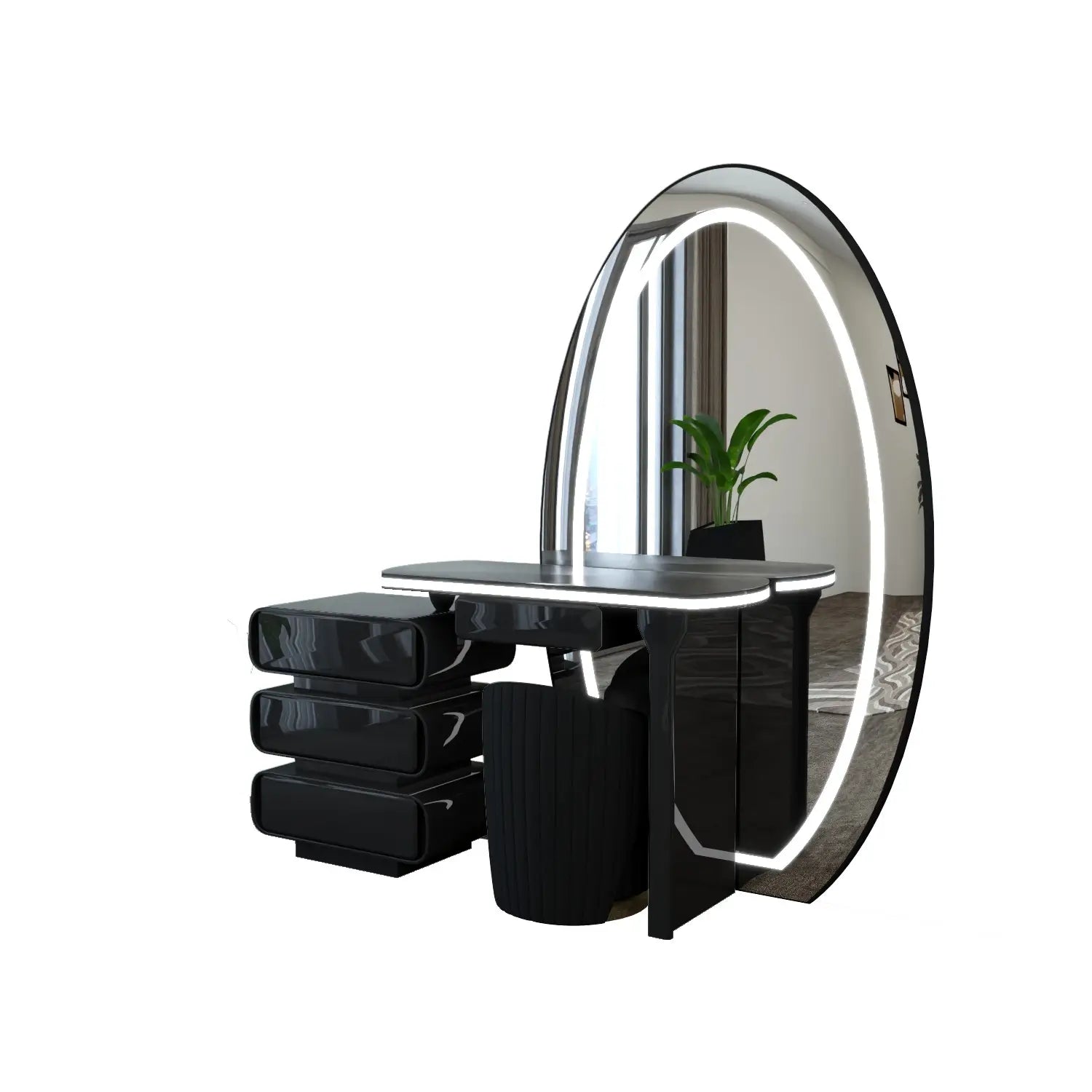 Denver Dressing Table Black