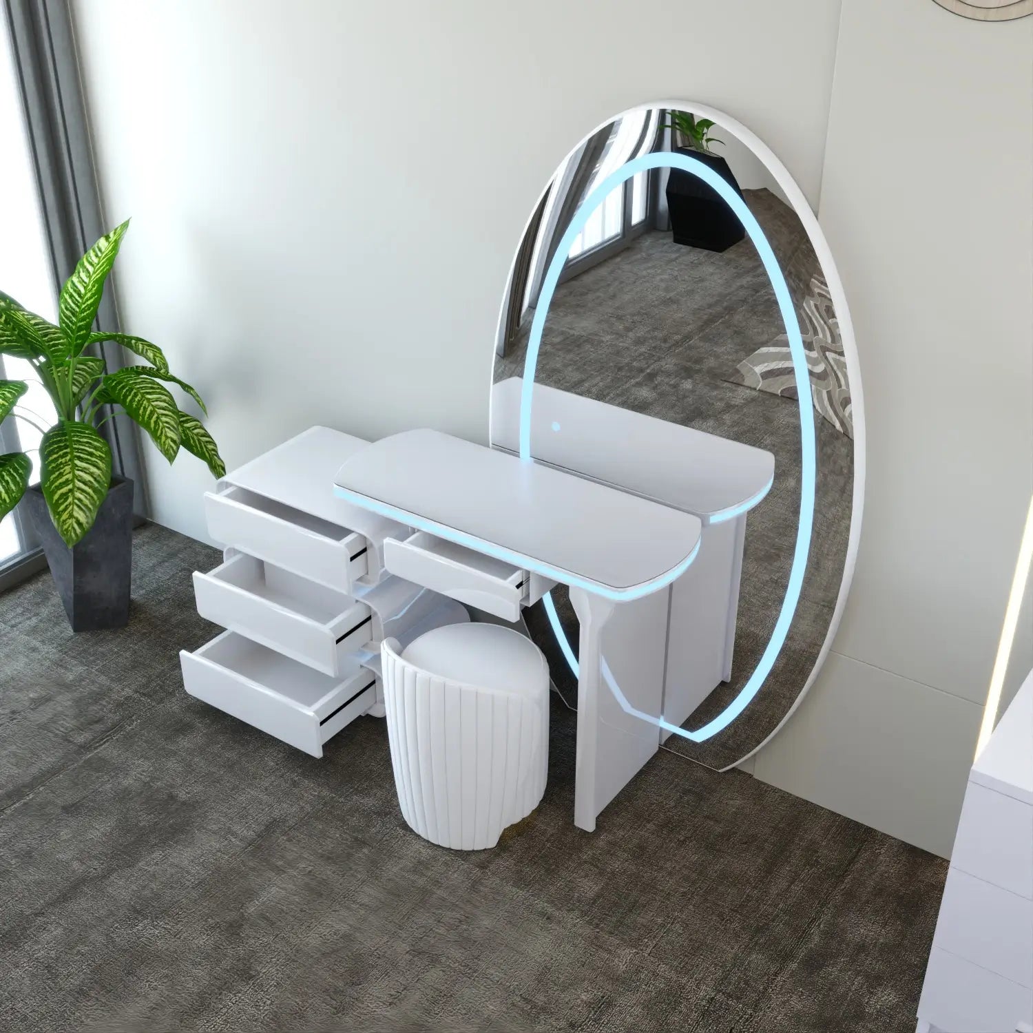 Denver Dressing Table White