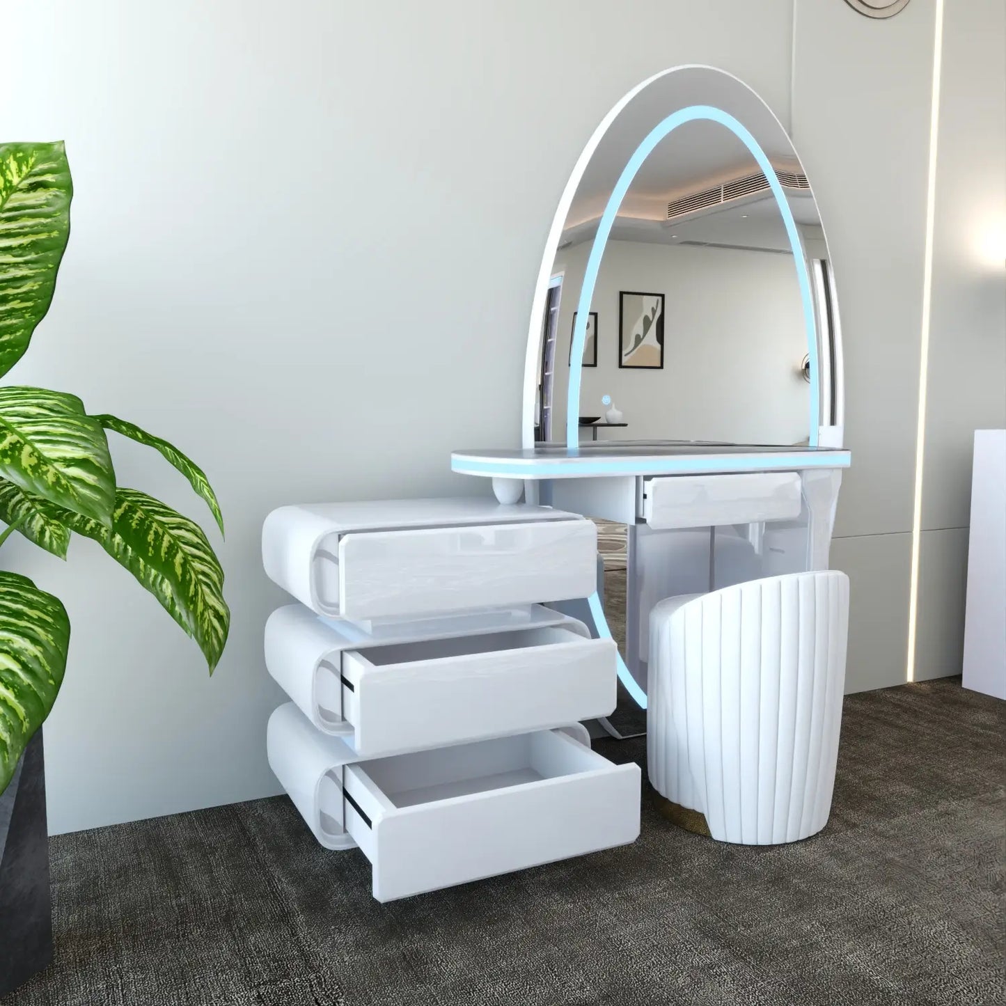 Denver Dressing Table White