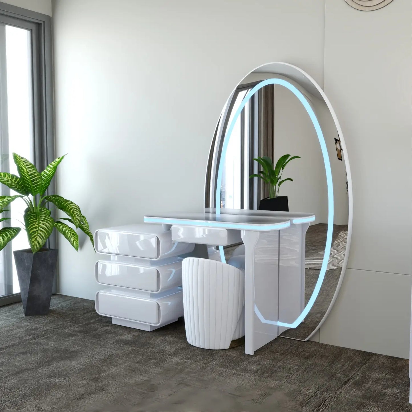 Denver Dressing Table White