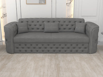Gray 3 seater
