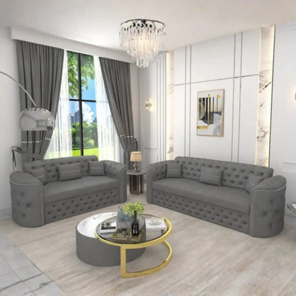 Gray 3+2 seater