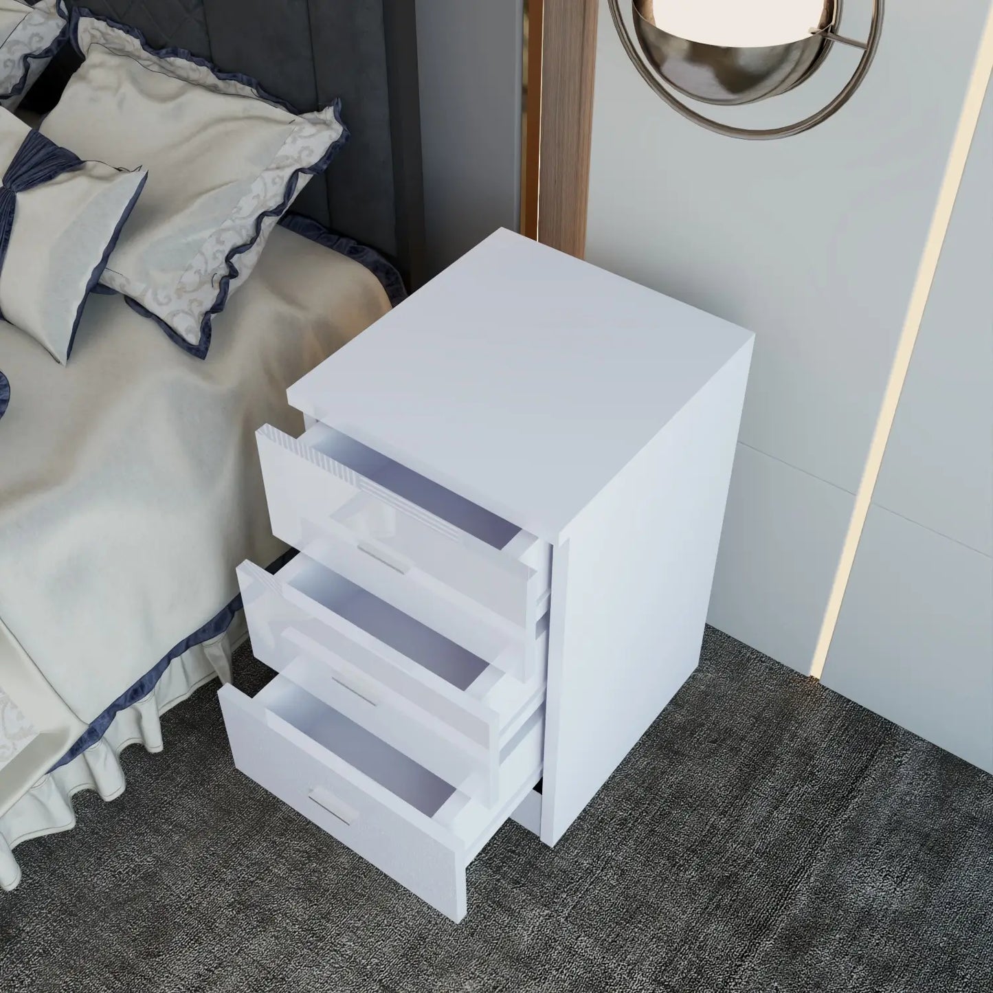 Halo Bedside White