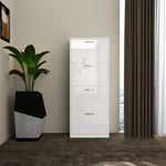 Load image into Gallery viewer, 4 Tier High Gloss Shoes Cabinet
