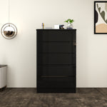 Load image into Gallery viewer, High Gloss 5-Pull-Out Storage Chest of Drawers

