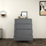 Load image into Gallery viewer, High Gloss 4-Pull-Out Storage Chest of Drawers
