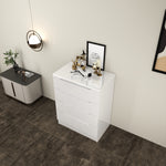 Load image into Gallery viewer, High Gloss 4-Pull-Out Storage Chest of Drawers
