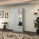 Load image into Gallery viewer, High Gloss 2 Doors Wardrobe
