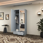 Load image into Gallery viewer, High Gloss 2 Doors Wardrobe
