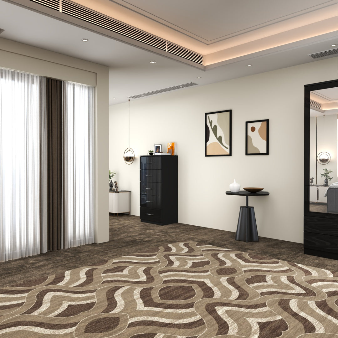 5-Deep & Tall Chest of Drawers with Handles