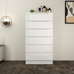 Load image into Gallery viewer, High Gloss 6-Pull-Out Storage Chest of Drawers
