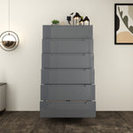 Load image into Gallery viewer, High Gloss 6-Pull-Out Storage Chest of Drawers
