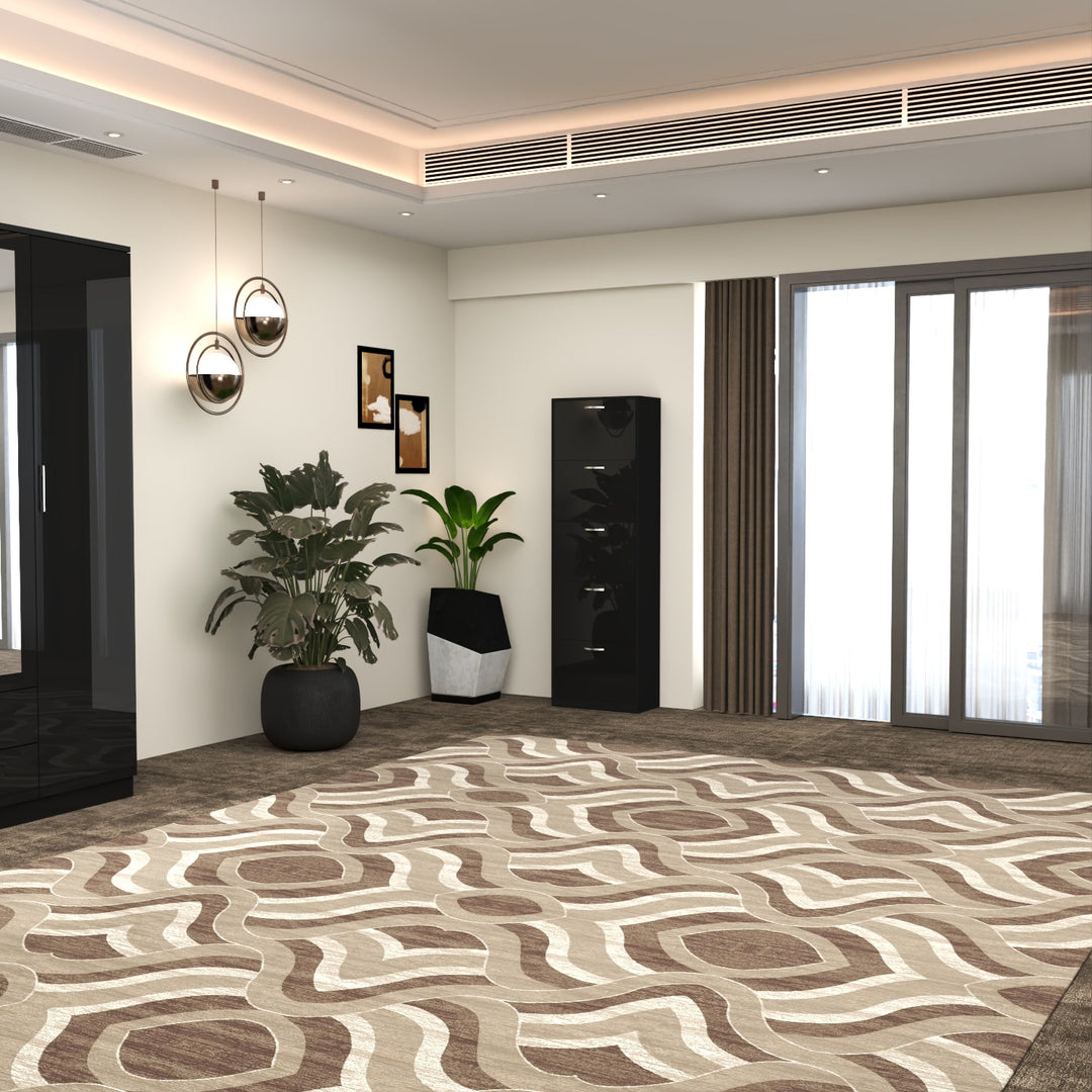 5 Tier High Gloss Shoes Cabinet