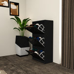 Load image into Gallery viewer, 3 Tier High Gloss Shoes Cabinet
