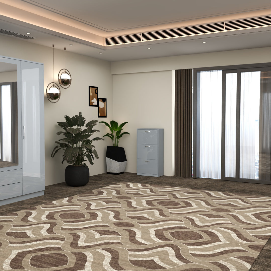 3 Tier High Gloss Shoes Cabinet